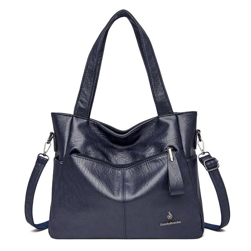 

Женская сумка-тоут, женские сумки-мессенджеры для выхода темно-синий