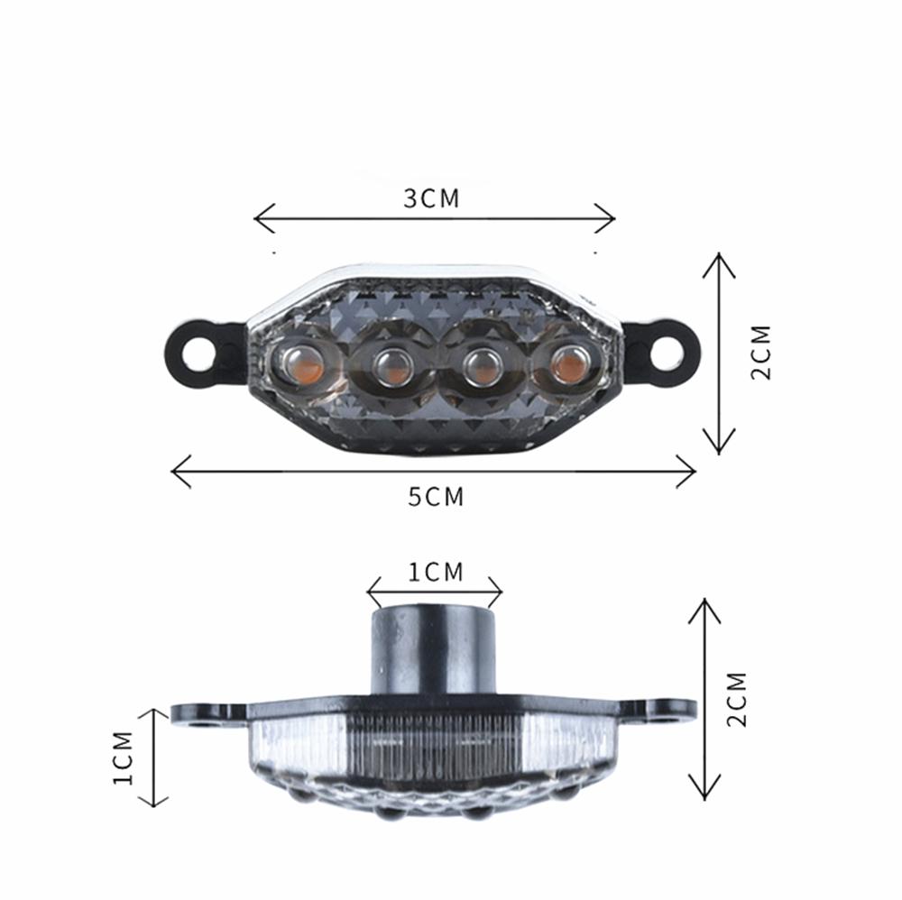 5x Smoke Lens Front Grille LED Lights Amber For Ford F150 F250 F350 Raptor Style