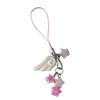 Fashionable Phone Chain Star Charm Keychain Pendant with Secure Feature Modern Star Pattern Gift