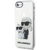 Karl Lagerfeld KLHCI8HNKCTGT iPhone 7/8/SE 2020 / SE 2022 Transparent Hardcase Gliter Karl&Choupette
