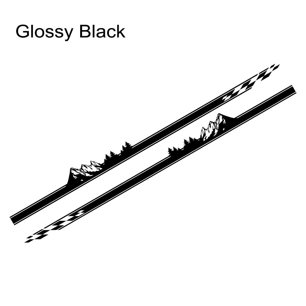 2PCS Pickup Car Door Side Stickers Waterproof Vinyl Decals Car Body Styling Decoration Stickers Accessories For Toyota Tundra