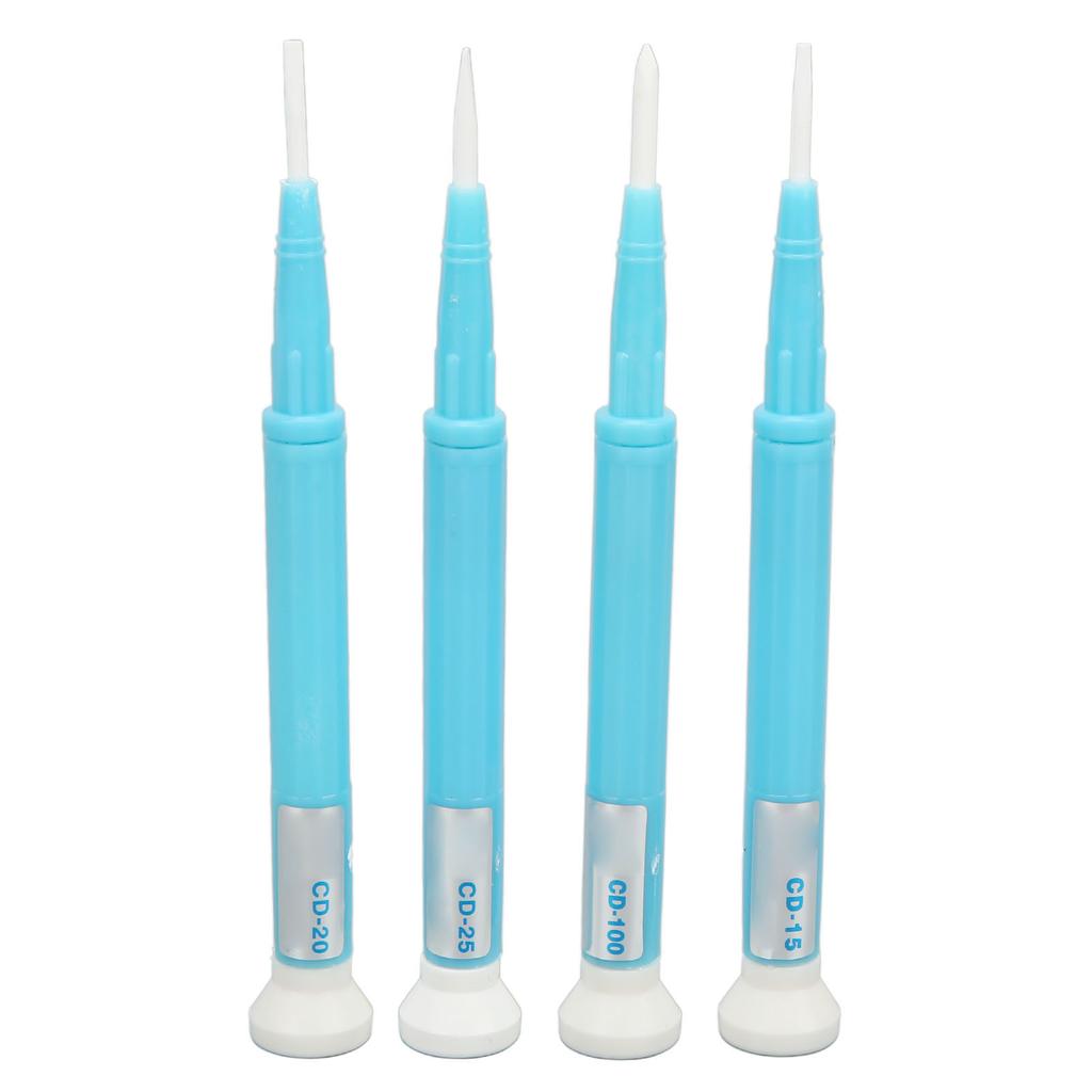 4Pcs Ceramic Screwdriver Adjusting Stepper Drivers Bit Slot Cross 1.3mm 1.8mm 2.6mm 2mm