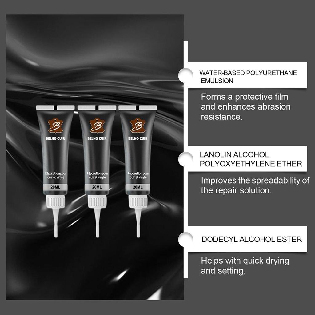 Automotive Leather Repair Kit Dashboard Renewed Color Paste Seat Scratches Removal Couch Saddle Handbag Furniture  Repair Tool