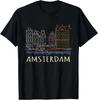 Amsterdam Netherlands Unisex Travel City Souvenir T-Shirt