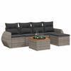 VidaXL Garden Lounge Set with Cushions 6 Pcs, Patio Sofas, Patio Furniture Set, Outdoor Furniture, Grey 3257313