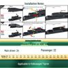 Volkswagen Tayron/GTE/X Frameless Silent Wiper Blade with Rubber Strip