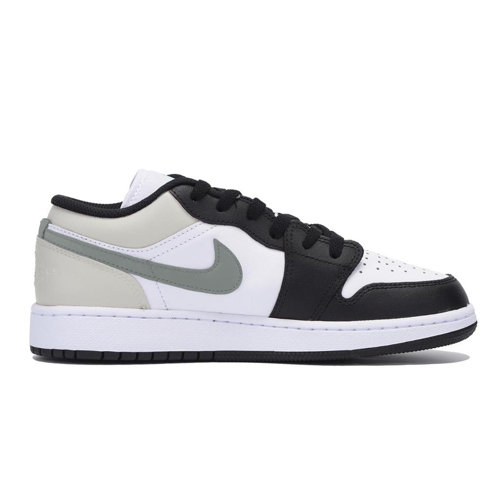 Jordan Air Jordan 1 Low top Vintage Basketball Shoes Men's Black White 553558-131(Team85-)