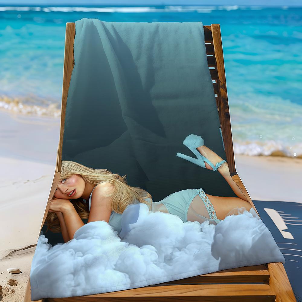 Singer S-Sabrina C-Carpenter Towel Sports Quick Dry Travel Camping Gear Sandproof Soft Light Large Beach Towel