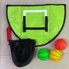 Safety Trampoline Basketball Hoop Kit Foldable Portable Basketball Hoop Toys  Indoor Outdoor