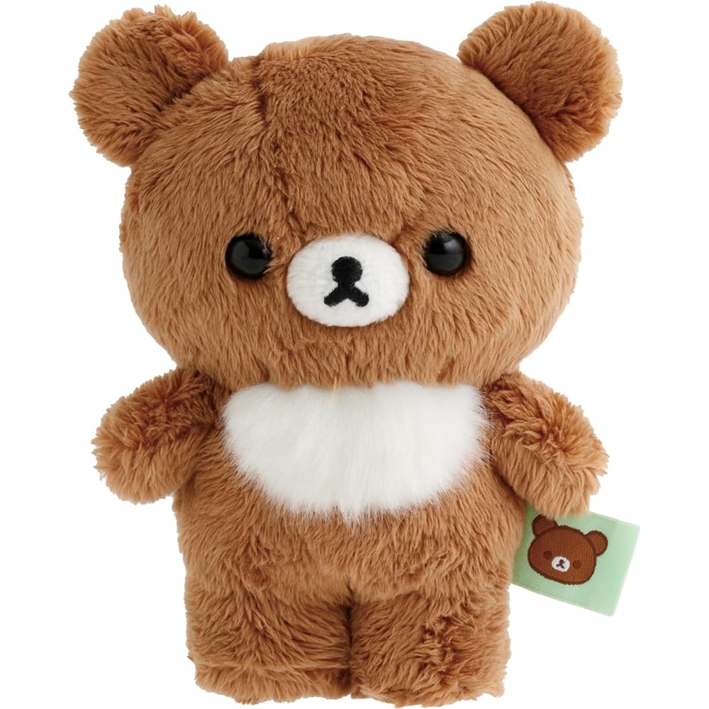 San-X Rilakkuma Mini Plush Toy Brown Bear H120mm W100mm D60mm
