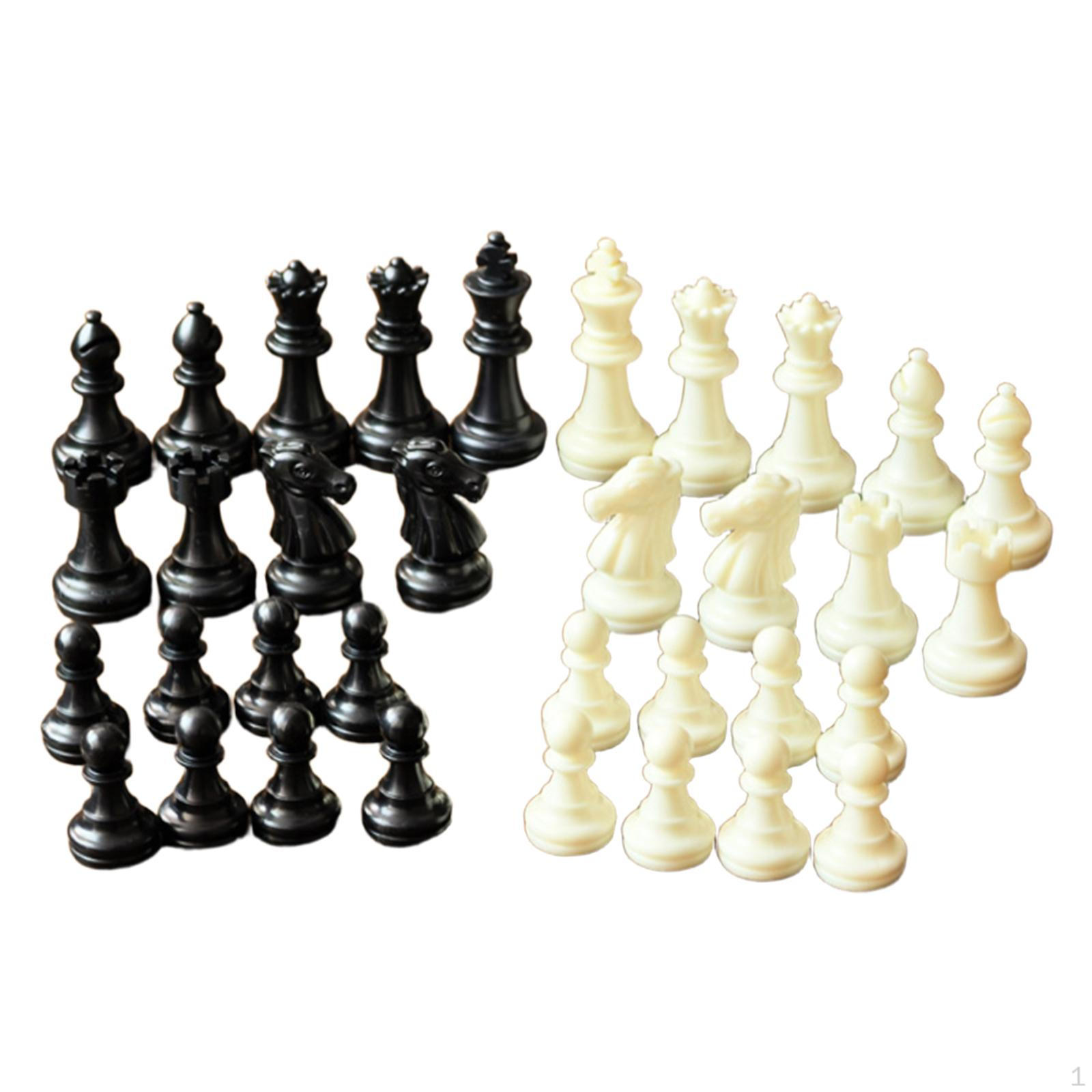 

34 штуки смоляные шахматные фигуры головоломка аксессуары шахматные фигуры настольная игра пешки 7.5cm King