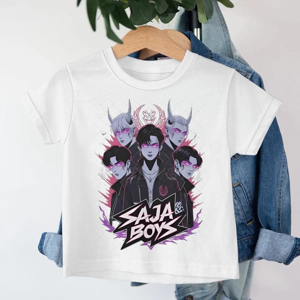 Uroczy T-shirt z nadrukiem kreskówkowym, na co dzień, z krótkim rękawem, z okrągłym dekoltem, modny top, odzież dziecięca, T-shirty chłopięce