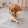 Food Leakage Puzzle Toys Dog Treat Dispenser Toy, Spiky Chicken Leg Chew Rubber Interactive Play for Boredom Feeder Aggressive Chewers, Dental