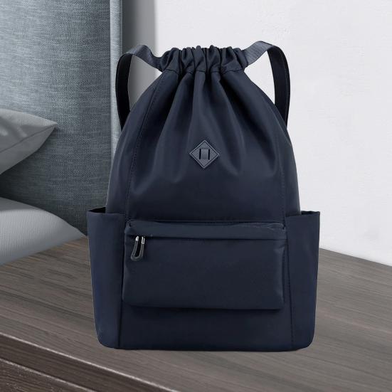 Stahovací batoh Vodotěsná taška do tělocvičny Unisex Jednobarevný Školní batoh pro ženy Muže Pláž Plavání Škola Cestování
