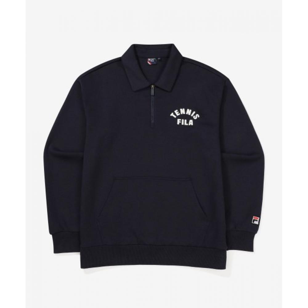 

Fila Свитшот из хлопковой смеси с воротником-молнией на половину длины Fs2pof3313xina INKNAVY/105