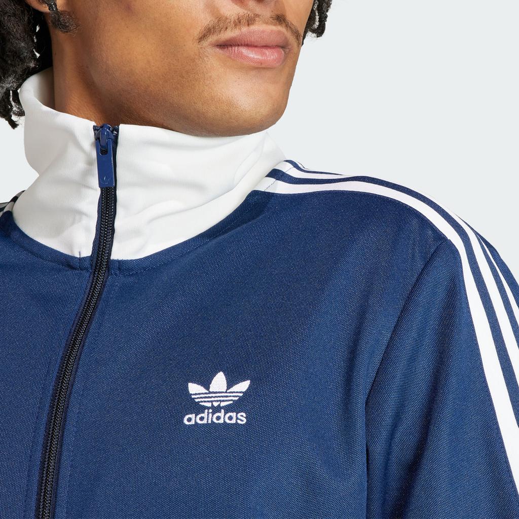 Adidas genuine clover men's retro stand up collar sports slim fit jacket IP0418