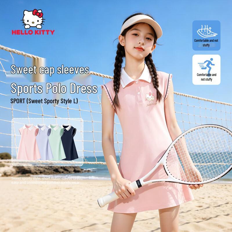 Hello Kitty Girls  Summer Polo Dress 120