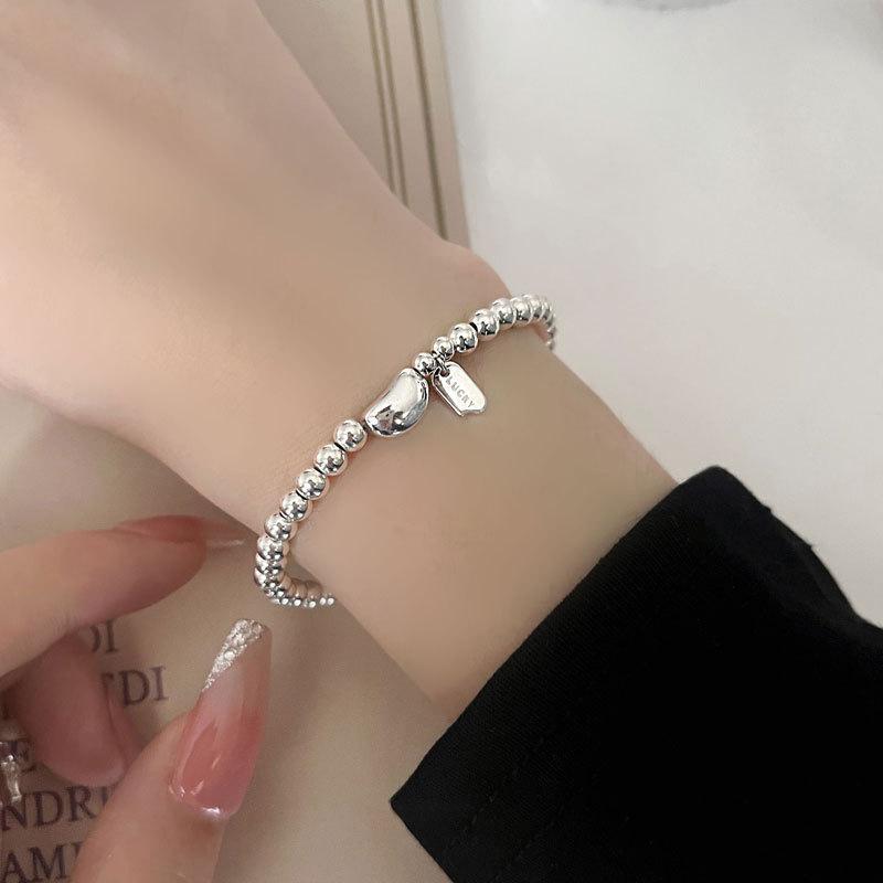 New 925 Sterling Silver Geometric Shape Bracelet Simple Charm Woman Bracelet Birthday Party Gift Exquisite Jewelry Accessories