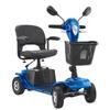 4-Wheel Folding Mobility Scooter for Adults & Seniors, Electric Mobility Scooter with 25KM Long Range, All Terrain Travel Wheelchair with Anti-slip