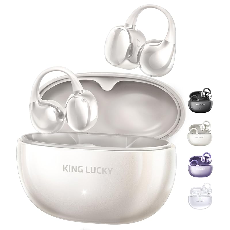 

king lucky ear cuff earphones [wireless] open year Bluetooth Earphones/Ear cuffs/Not easy to fall off/Waterproof IPX5 / Built-in microphone / Rapid