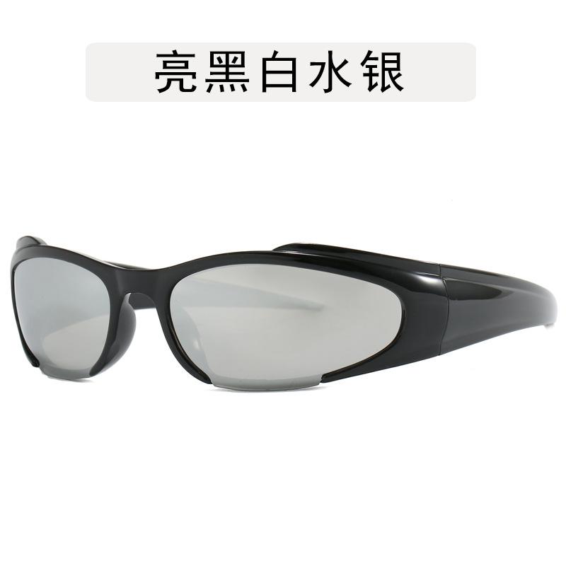 

Стильные женские солнцезащитные очки Y2K, европейско-американские панк-солнцезащитные очки для мужчин, для активного отдыха, велоспорта, альпинизма, мужские солнцезащитные очки