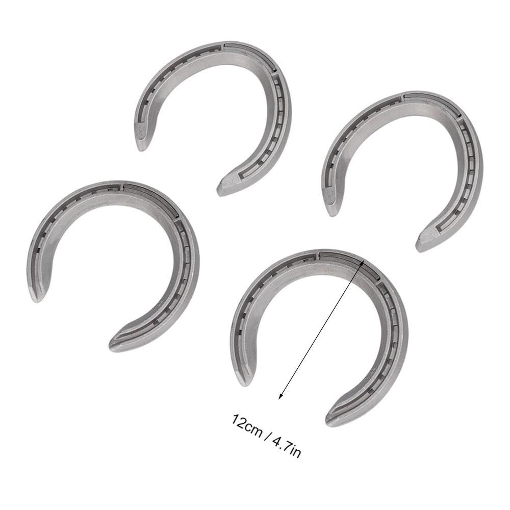 4Pcs Set Durable Horse Riding Equipment Sturdy Horseshoe Kit Hard Ground Walking
