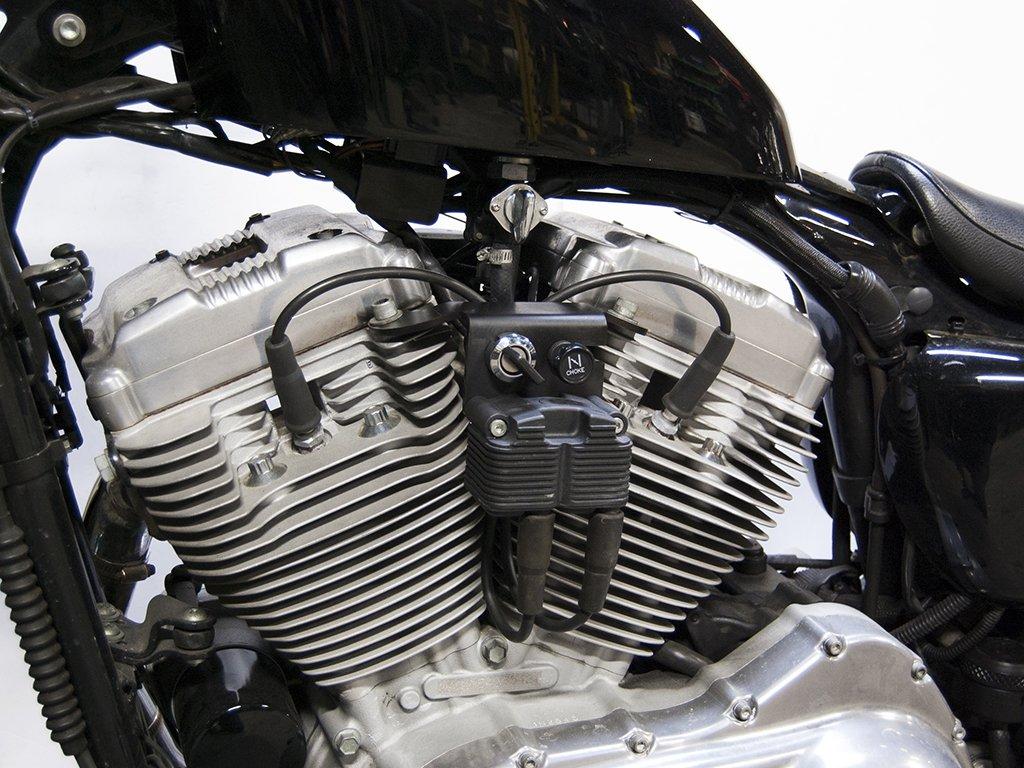 MOTOR ROCK Sportster XL'04-'06 IG Coil Relocation Stay MR-EL019