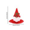 Pet Christmas Santa Hat Cartoon Christmas Lightweight Pointed Cap Cat Headwear for Xmas Parties New Year