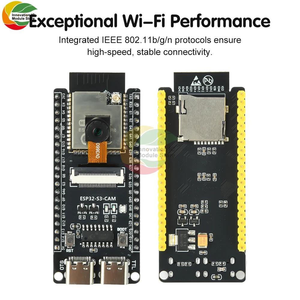ESP11-S1-CAM Development Board Wifi Bt Core Board With Ov1661 Camera Module Onboard Esp11-S1-N16R8 Module Ch111 Dual Type-C