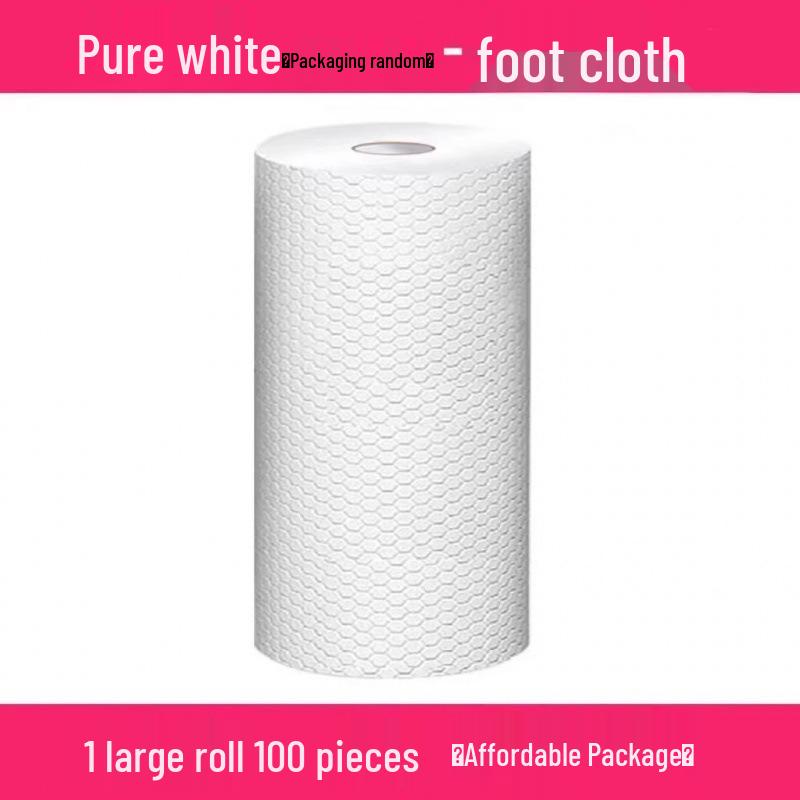 Thick Absorbent Disposable Foot Wipes: Printed Towels for Massage & Foot Care