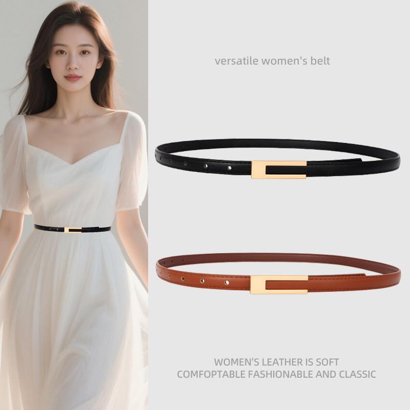 Versatile Thin Waist Belt Minimalist Dress Decoration Decoration For Casual
