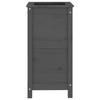 VidaXL Planter Grey 40x40x78 Cm Solid Pine Wood 825277