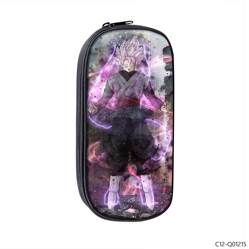 Dragon Ball Printed Polyester Pencil Case Student Stationery Box Portable Pencil Case Multifunctional Storage Bag