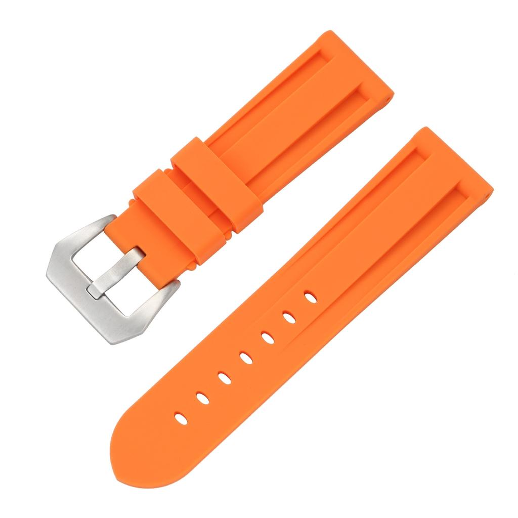 Watch bandPaneraiWatch strap for men and womenPAM11Silicone Rubber Belt Waterproof Watch Strap20mm 24mm26mm