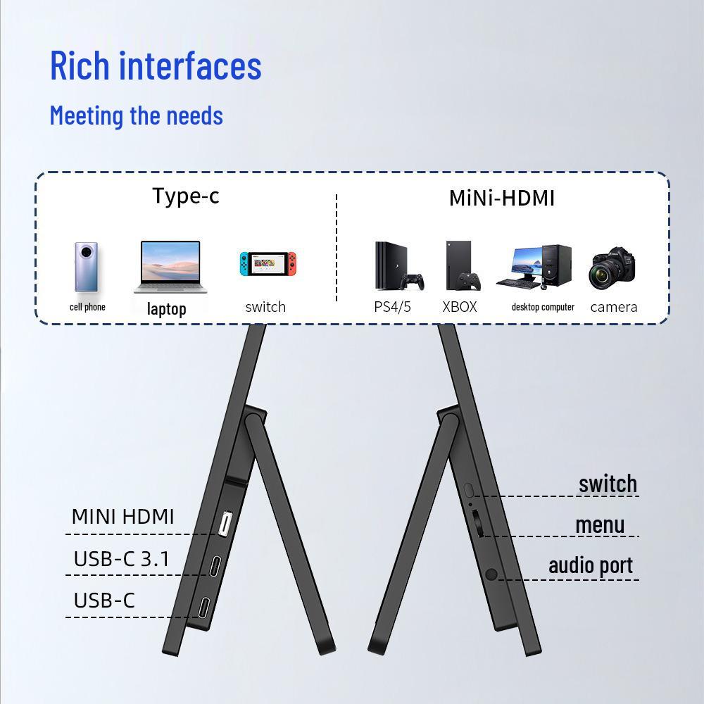 14.1-Inch 4K Touchscreen Portable Monitor & Screen Extender