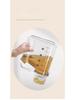 Japanese Style Transparent Rice Storage Jar with Measuring Cup, Moisture-Proof, Portable, for Home Kitchen Grain Storage