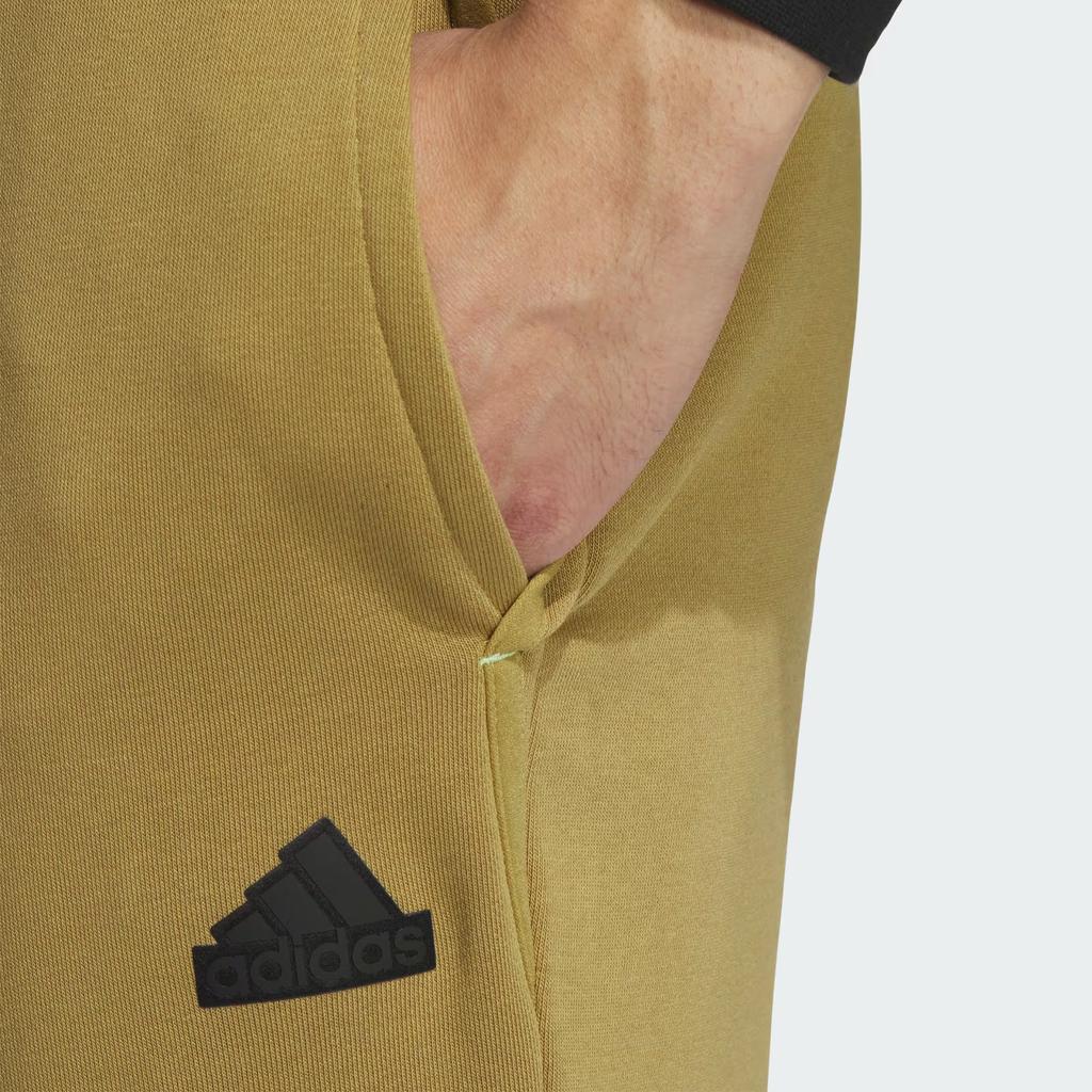 adidas TECH RAIN KNIT JOGGERS Casual Pants Men's Khaki Brown JI8676