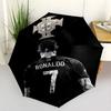 Cr7 Legacy Celebration Compact Travel Automatic Umbrella Retractable Design with 8-Rib Durability Compact Design All-Season Use Elegant Umbrella