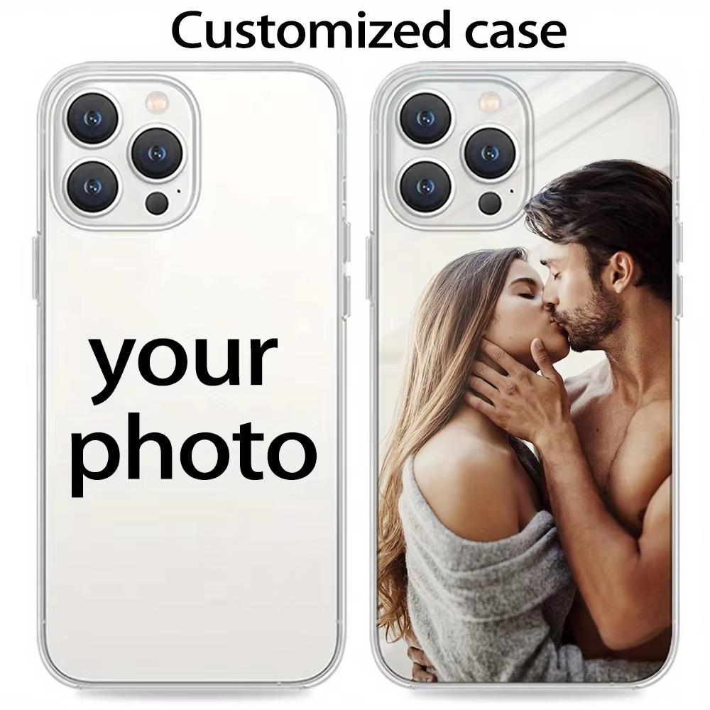 Funda de Teléfono Personalizada DIY con Foto y Patrón de TPU Para iPhone 17 16 15 14 11 Pro Max Plus 13 12 Mini 16E 17 Air XS Max XR Transparente Blanda
