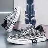 Summer Casual Shoes Men's Printed Canvas Shoes Trendy Low-top Student Sports Shoes Comfortable Versatile Fashion Board Shoes Men