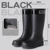 Fashion Fashion Rain Shoes Women Adult Short Water Shoes Anti-slip Rain Boots Outside Water Thickened Kitchen Work Waterproof Simple