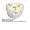 Bathroom Toy Storage Bag with Hooks Mesh Design Water Leakage Mildew-Proof Kids Toy Storage Organizer