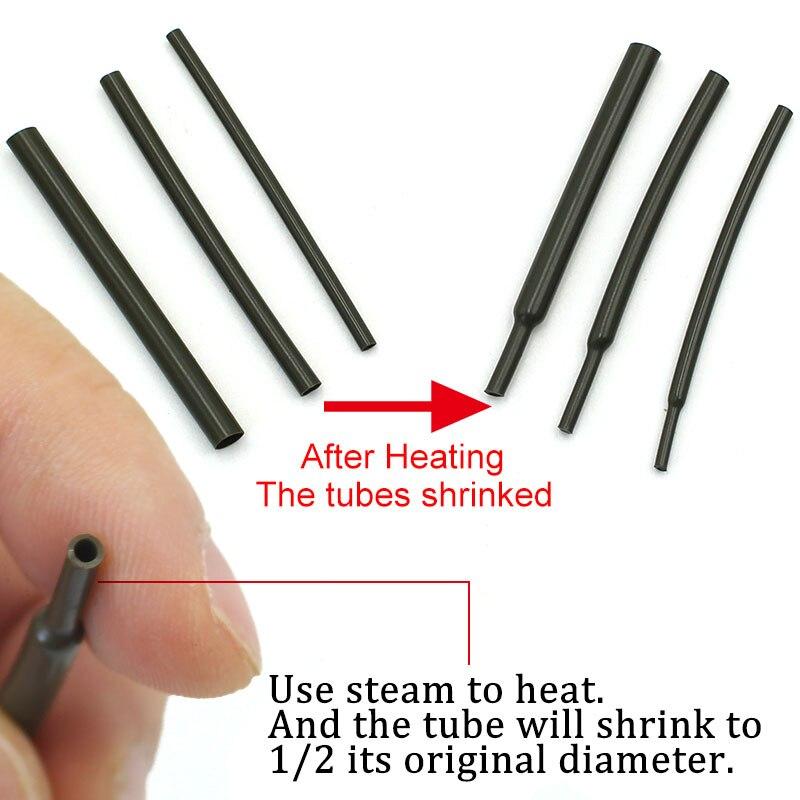 50PCS Příslušenství pro lov kaprů Materiál Rukávy proti zamotání Trubka pro zarovnání vlasce pro feeder Návazec na lov kaprů Vlasy Ronnie Rig Tackle