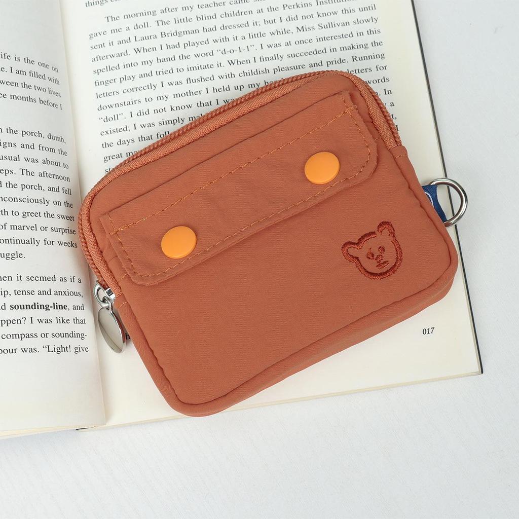 Cute Waterproof Zipper Coin and Card Holder - Large Capacity Clutch Bag