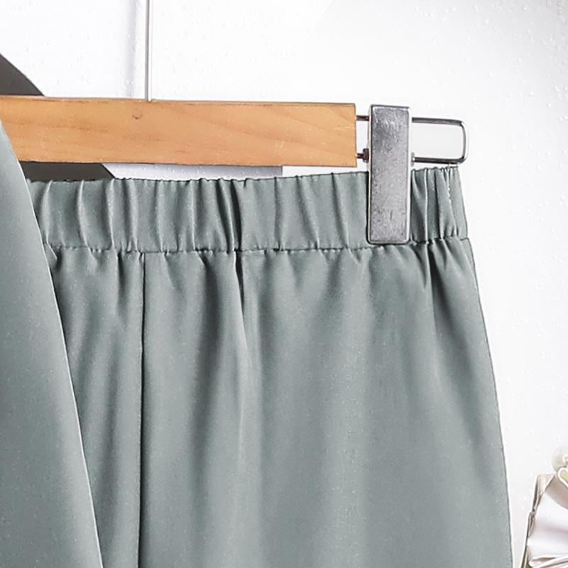 Rudens '25 Laisvalaikio Klostuotos Blūzės ir Plačių Kelnių Rinkinys Vaikams