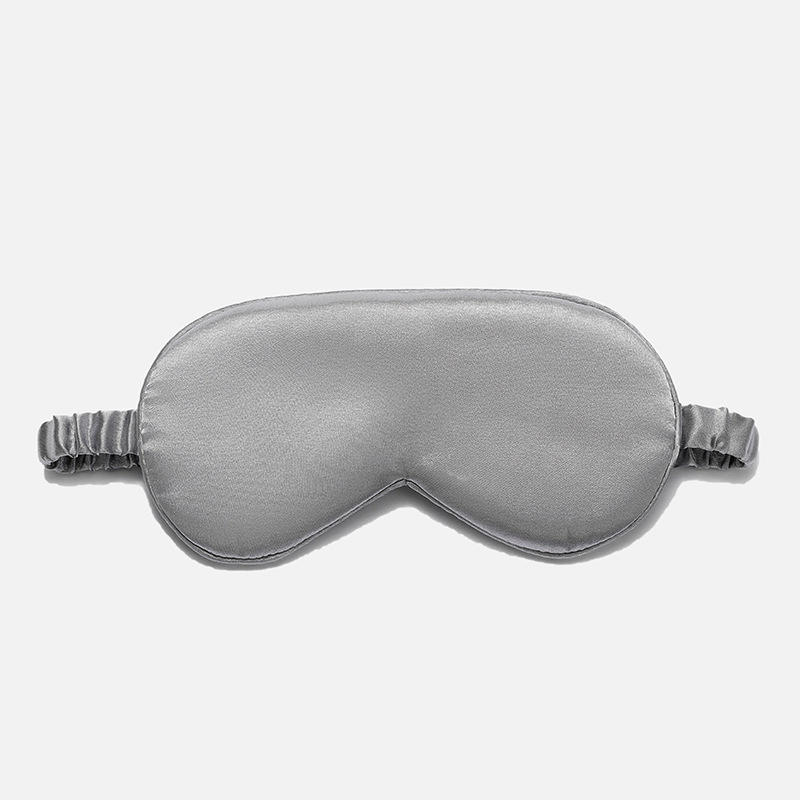 Elegant Black Imitation Silk Eye Mask, Blackout Eye Mask, Breathable Travel Nap Eye Mask, Sleeping Eye Mask, Sleep Protection Eye Mask