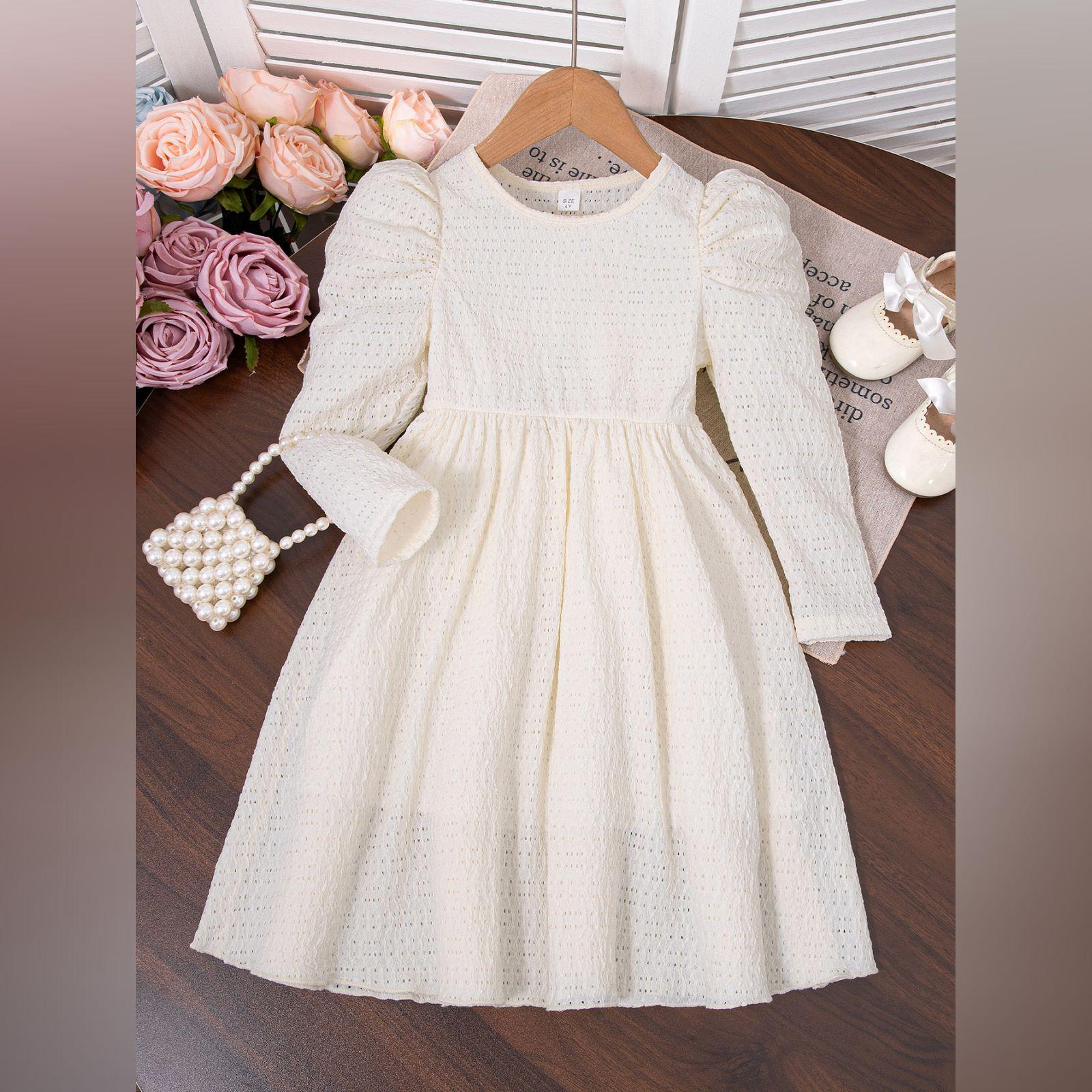 

Kids Casual Minimalist Versatile Dress 4Y