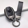Zinc Alloy Leather Car Samrt Key Fob Case Cover For Mercedes Benz A B C E S G Class W204 W205 W212 W213 W176 W177 Glc Cla Amg
