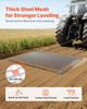 Drag Harrow, 1.8x0.9 M, High-Efficiency Chain Harrow Rake, ATVs UTVs Tractors Attachments, Durable Galvanized Steel Mesh Drag Mat with Towing Chain,