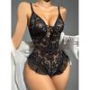 Sexy Lingerie Women Intimate Lace Hollow Costumes Deep V Open Bra Erotic Underwear Sexy Backless Dress Lenceria